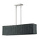 Weavington Four Light Linear Chandelier in Brushed Nickel (107|6055391)