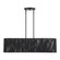 Acordia Four Light Linear Chandelier in Black (107|6023504)