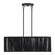 Acordia Three Light Linear Chandelier in Black (107|6023404)