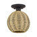 Summervine One Light Semi-Flush Mount in Bronze (107|6020607)