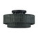 Weavington Four Light Semi-Flush Mount in Black (107|6011904)