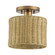 Weavington One Light Semi-Flush Mount in Antique Gold Leaf (107|6004548)