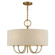 Bellingham Five Light Chandelier in Antique Gold Leaf (107|5886548)