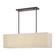 Summit Four Light Linear Chandelier in Bronze (107|5227607)