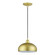 Domma One Light Pendant in Soft Gold w/Polished Brass (107|5151433) Domma One Light Pendant in Soft Gold w/Polished Brass (107|5151433)