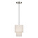 Monroe One Light Mini Pendant in Brushed Nickel (107|5108991)