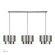 Zolana Three Light Linear Chandelier in Brushed Nickel (107|4005391)