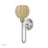 Summervine One Light Wall Sconce in Brushed Nickel (107|1368191)