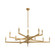 Griff 12 Light Chandelier in Antique Brass (314|DLC43)