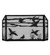 Ducks In Flight Fireplace Screen in Solar Black (57|287299)