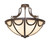 Carousel Five Light Semi-Flush Mount in Gilded Tobacco (57|287017)