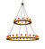 Loxley 36 Light Chandelier in Distressed Chestnut (57|286944)