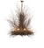 Twigs Eight Light Chandelier in Antique Copper (57|286116)