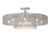 Ball Chain 13 Light Chandelier in Extreme Chrome & Faux Mercury (57|285087)