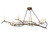 Winter Solstice Eight Light Chandelier in Antique Copper (57|281616)