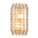 Fractal Two Light Wall Sconce in Oxidized Gold Leaf (33|522621OL)