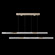 Antonia LED Linear Pendant in Soft Gold Leaf/Brass/Smoke (48|100150512)