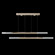Antonia LED Linear Pendant in Soft Gold Leaf/Brass/No Skin (48|100150510)
