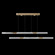 Antonia LED Linear Pendant in Gold Leaf/Nickel/Smoke (48|100150322)
