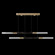 Antonia LED Linear Pendant in Gold Leaf (48|100150321)