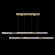 Antonia LED Linear Pendant in Gold Leaf/Brass/Smoke (48|100150312)