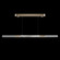 Antonia LED Linear Pendant in Soft Gold Leaf (48|100149522)