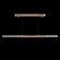 Antonia Linear Pendant in Soft Gold Leaf/Brass/No Skin (48|100149510)