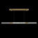 Antonia LED Linear Pendant in Gold Leaf/Nickel/Smoke (48|100149322)