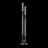 Antonia LED Floor Lamp in Ombre Silver/Brass/No Skin (48|100148710)