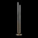 Antonia LED Floor Lamp in Soft Gold Leaf/Nickel/Smoke (48|100148522)