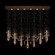 Rain LED Pendant in Ombre Copper/Copper Glass (48|1001388)