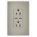 radiant 65W USB Outlet, Type C, 15A, Tamper-Resistant in Nickel (246|R26USBPD65NICC6)