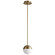 Mondo LED Pendant in Aged Brass (19|3690040)