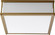Modulo LED Ceiling Mount in Aged Brass (19|368340)