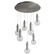 Primo LED Pendant in Satin Nickel (19|367424)