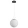 Luna LED Pendant in Black (19|367315)