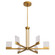 Gamma LED Chandelier in Brushed Brass (19|365056)