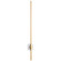 Zora LED Wall Sconce in White|Industrial Brass (19|352650)