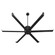 Enorme 78''Ceiling Fan in Black (19|312915)