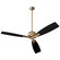 Juno 60''Ceiling Fan in Aged Brass (19|310940)