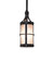 Woodbury One Light Mini Pendant in Costello Black (57|288636)