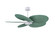 Alessandra Tropical Five Blade Ceiling Fan in Brushed Nickel (101|AKTPMWHPL)