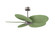 Alessandra Tropical Five Blade Ceiling Fan in Brushed Nickel (101|AKTPBNPL)
