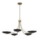 Palmela Five Light Chandelier in Champagne Bronze (12|52856CPZBK)