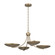 Palmela Four Light Chandelier/Semi Flush in Champagne Bronze (12|52854CPZ)