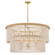 Indra LED Chandelier in Lacquered Brass (13|48606LCB)
