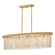 Indra LED Linear Pendant in Lacquered Brass (13|48605LCB)