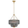 Adella LED Pendant in Lacquered Brass (13|48573LCBSM)