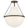 Collins LED Semi-Flush Mount in Heritage Bronze (13|46893HZ)