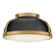 Barton LED Flush Mount in Black (13|46353BKLCB)